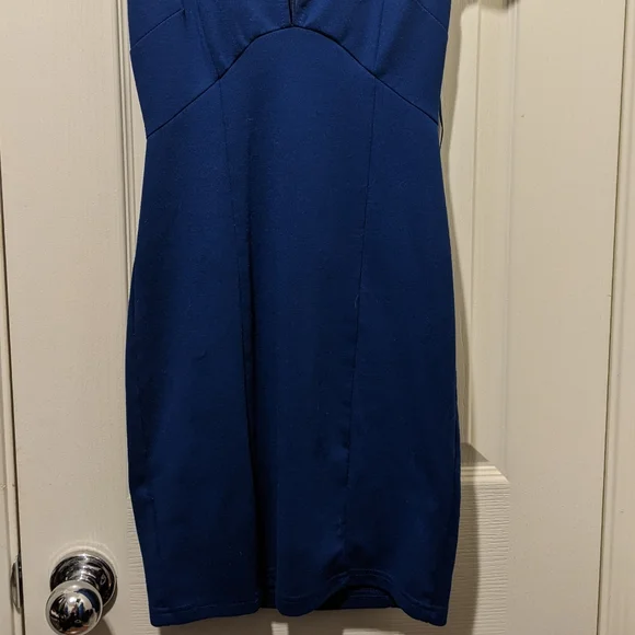 Royal blue mini dress - Picture 2 of 5